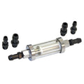 FUEL FILTER 1/4"-5/16"-3/8" (GLASS)