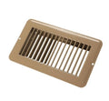 4IN X 8IN FLOOR REGISTER UNDAMPERED METAL BROWN