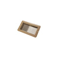 4IN X 8IN FLOOR REGISTER UNDAMPERED METAL BROWN