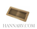 4IN X 8IN FLOOR REGISTER UNDAMPERED METAL BROWN