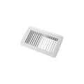 4IN X 8IN FLOOR REGISTER UNDAMPERED METAL WHITE
