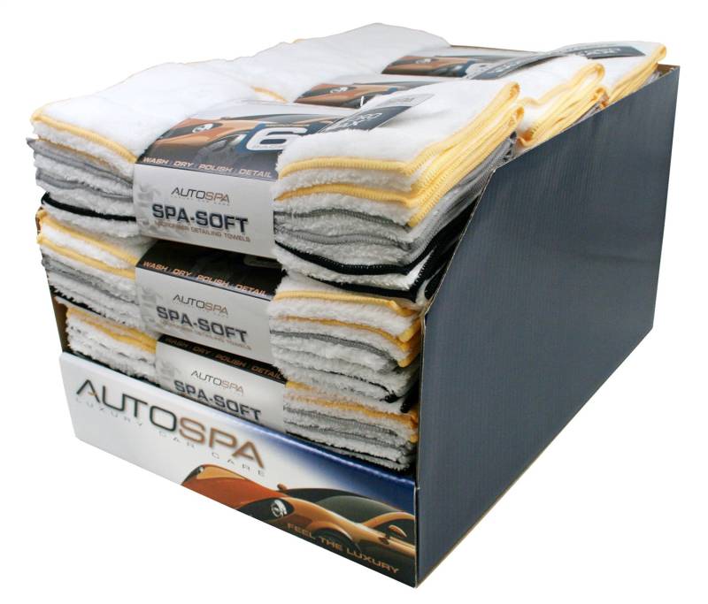 6 PACK SPA SOFT DETAILING TOWELS