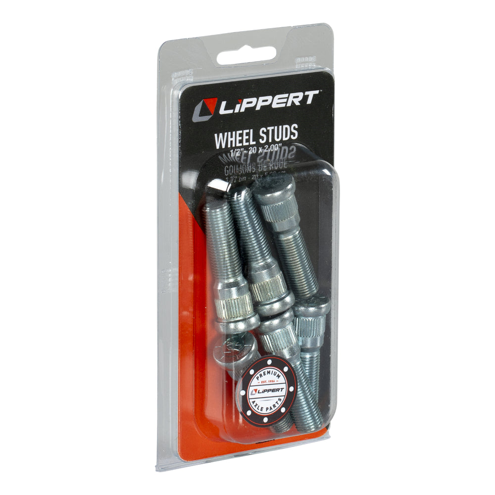 ZINC WHEEL LUG STUD1/2 X 20 X 2 (6PK)