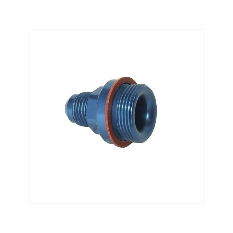 6AN TO 7/8IN20 HOLLEY BLUE CARBURETOR INLET ADAPTER