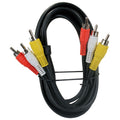 6FT RCA/AV TRIPLE CABLE JUMPER