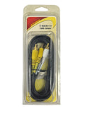 6FT RCA/AV TRIPLE CABLE JUMPER