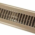 2IN X 10IN FLOOR REGISTER DAMPERED METAL BROWN