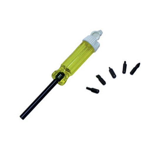 MAGNETIC BIT HOLDER SCREWDRIVER W/BITSPOUCH