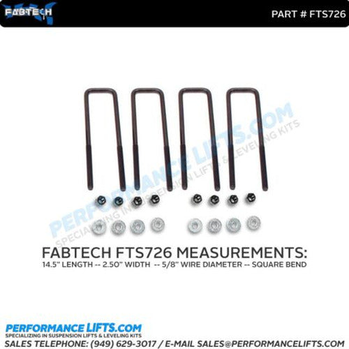 ~(3 lbs. 12X10X10)~ UBOLT SQ 5/8-18X14.50X2.63