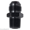 Fragola -6AN x 1/2 NPT Straight Adapter - Black