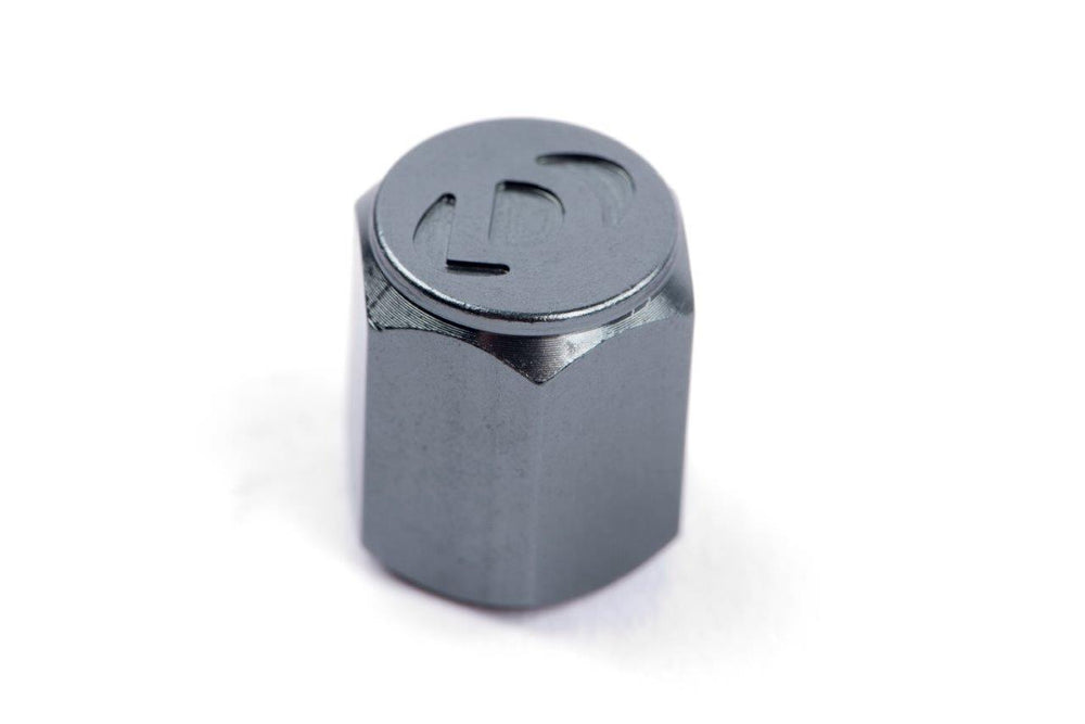 DINAN VALVE STEM CAPS; GUNMETAL