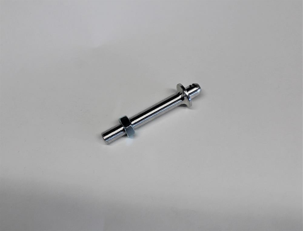 Hood Pin w/Flange and Gundrilled 4in Long