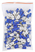 BLUE VINYL FEMALE QUICK DISCONNECT 16-14 GAUGE .250