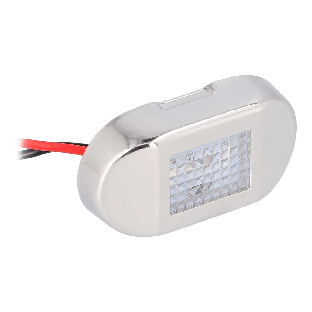 BLUE 2-LED ACCENT LIGHT - STAINLESS STEEL BEZEL