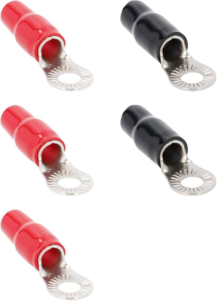 4 AWG 5/16IN RING TERMINAL 5PK V8 SERIES