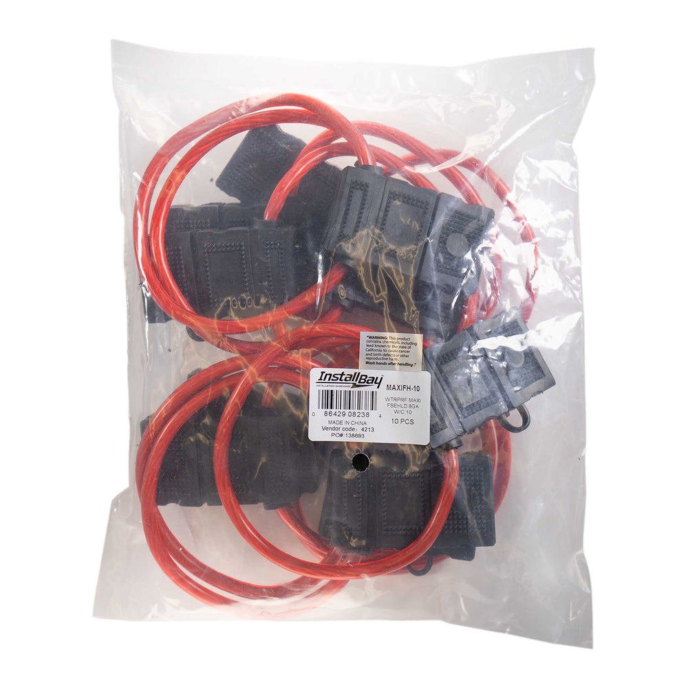 MAXI FUSE HOLDER WITH COVER 8 GAUGE EACH