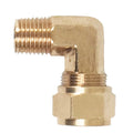 COMPRESSION FITTING; BRASS; 3/8 IN.