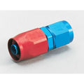 Russell Performance -6 AN Red/Blue Straight Full Flow Hose End