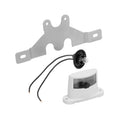 LICENSE LIGHT #62 W/WHITE BASE & BR