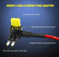 Fuse Box Quick Tap with 5amp 20amp Fuses - MICRO 2 SIZE FUSE