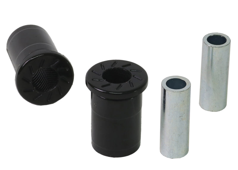 Control arm - lower inner rear bushing 2 Bushings 2 Tubes Grease