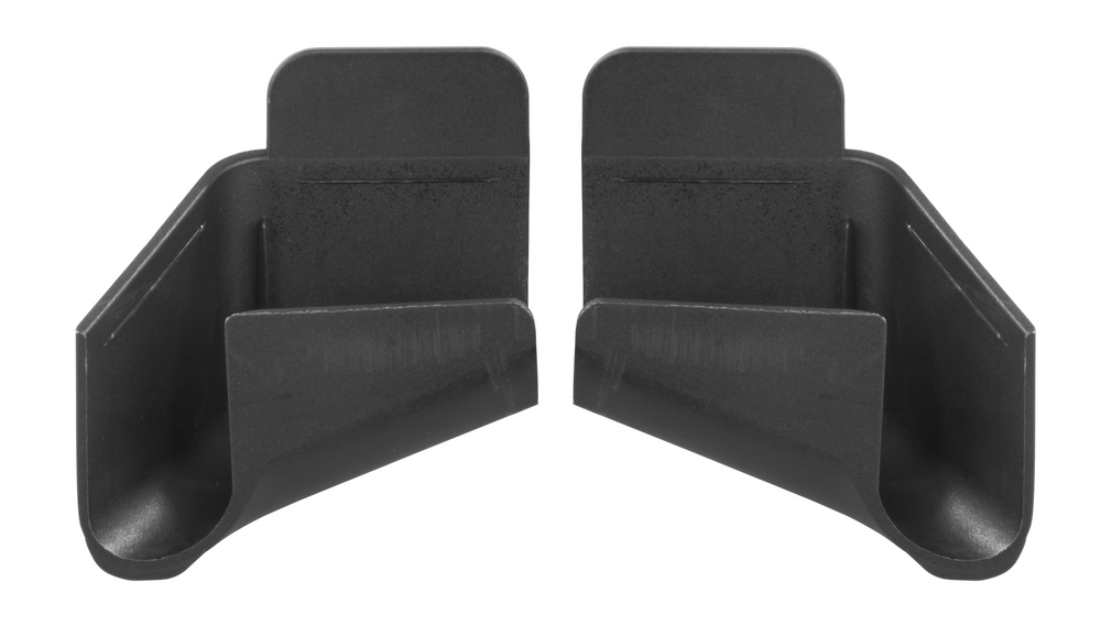 RAIN GUTTER SPOUTS, BLACK