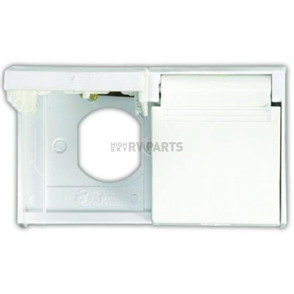 RAIN GUTTER SPOUTS POLAR WHITE