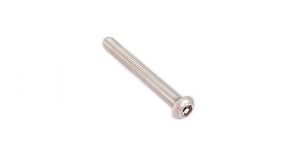 M6 X 50 BUTTON HD SEC SCREW S STEEL BLK