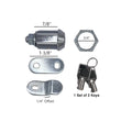 ACE COMPARTMENT LOCK 7/8IN 1 PACK