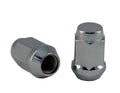 ROCKET RACING WHEELS 1/2 BULGE OPEN END ACORN LUG NUT 3/4 HEX CHROME