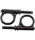 OAR COLLARS, BLACK, BULK, NO PACKAG