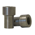 QA1 Tube Adapter - 7/8in OD - Smooth - Left Hand - 1/2-20 Thread .065 Wall - Alloy