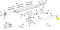 ENDPLATE LEADRAIL RH BLK