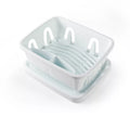 MINI DISH DRAINER & TRAY WHITE