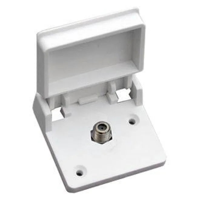 CABLE TV KIT W/ WEATHER COVER (WHITE)