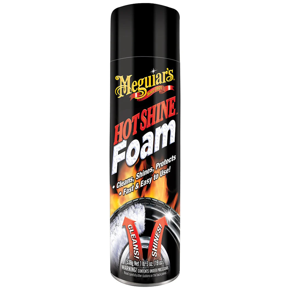Waxes Polishes & Sealers: Hot Shine Tire Foam