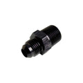 1/4IN NPT TO 8AN BLUE STRAIGHT ADAPTER FITTING