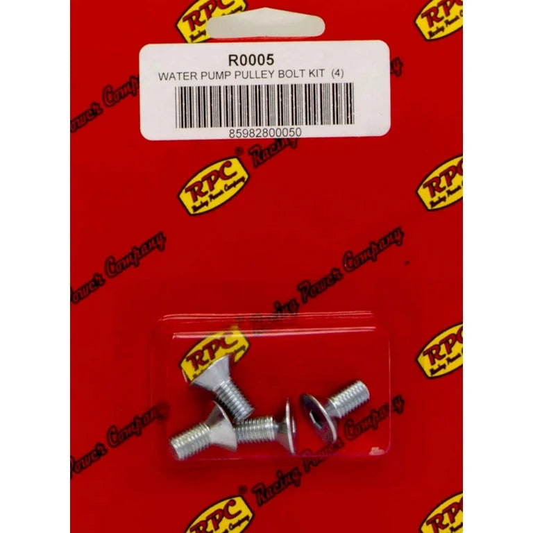 Bolt Kit For SBC/BBC Alum LWP Pulley 4pk