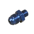 Russell Performance -6 AN Flare to 10mm x 1.0 Metric Thread Adapter (Blue)