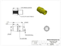1/2-20 LH Tube End - 1in x  .095in