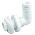 CONN-TH 90D 3/4' HOSE WHT