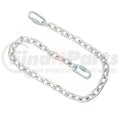 SAFETY CHAIN 3/16 X 48 W/3/8 HEAT TREATED SHO
