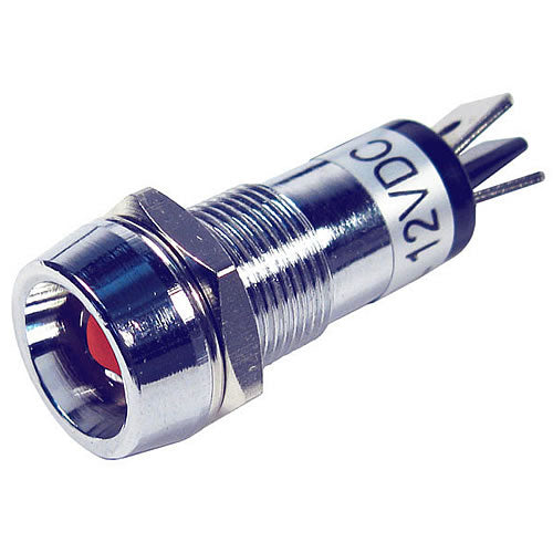 IND LT RED 15A/12V .44MT .25BL