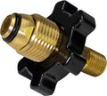 MR. HEATER 1/4 MALE PIPE THREAD X FULL FLOW SOFT NOSE P.O.L. WITH HANDWHEEL