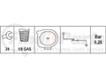 OIL PRESSURE SWITCH FOR MITSU./SMAR