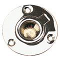 CHROME BRASS ROUND LIFT RING - 2
