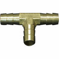 BRASS BARB/BARB/BARB "T" 3/8"(9.5MM