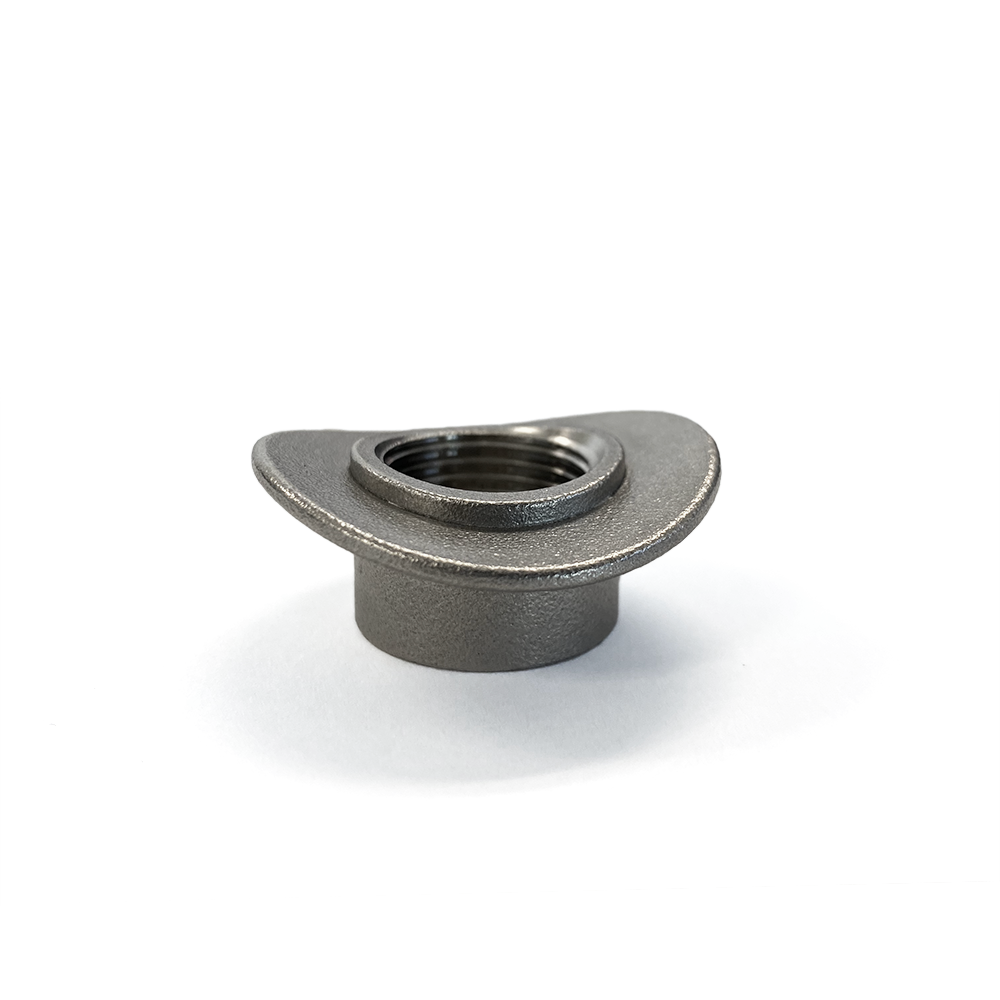 Stainless Bros O2 Sensor Bung SS304 Saddle Type (Round) - Cast