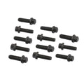 Header Bolts M8-1.25 25mm Hex Head Black Oxide Fits GM LS or LT Series Engines Mr Gasket