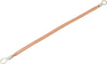 Copper Ground Strap 12in w/ 3/8in Ring Terminals